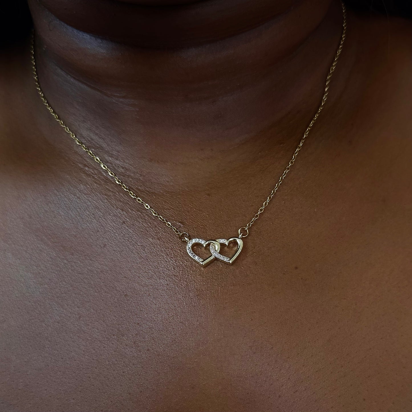 Heart Linked Necklace