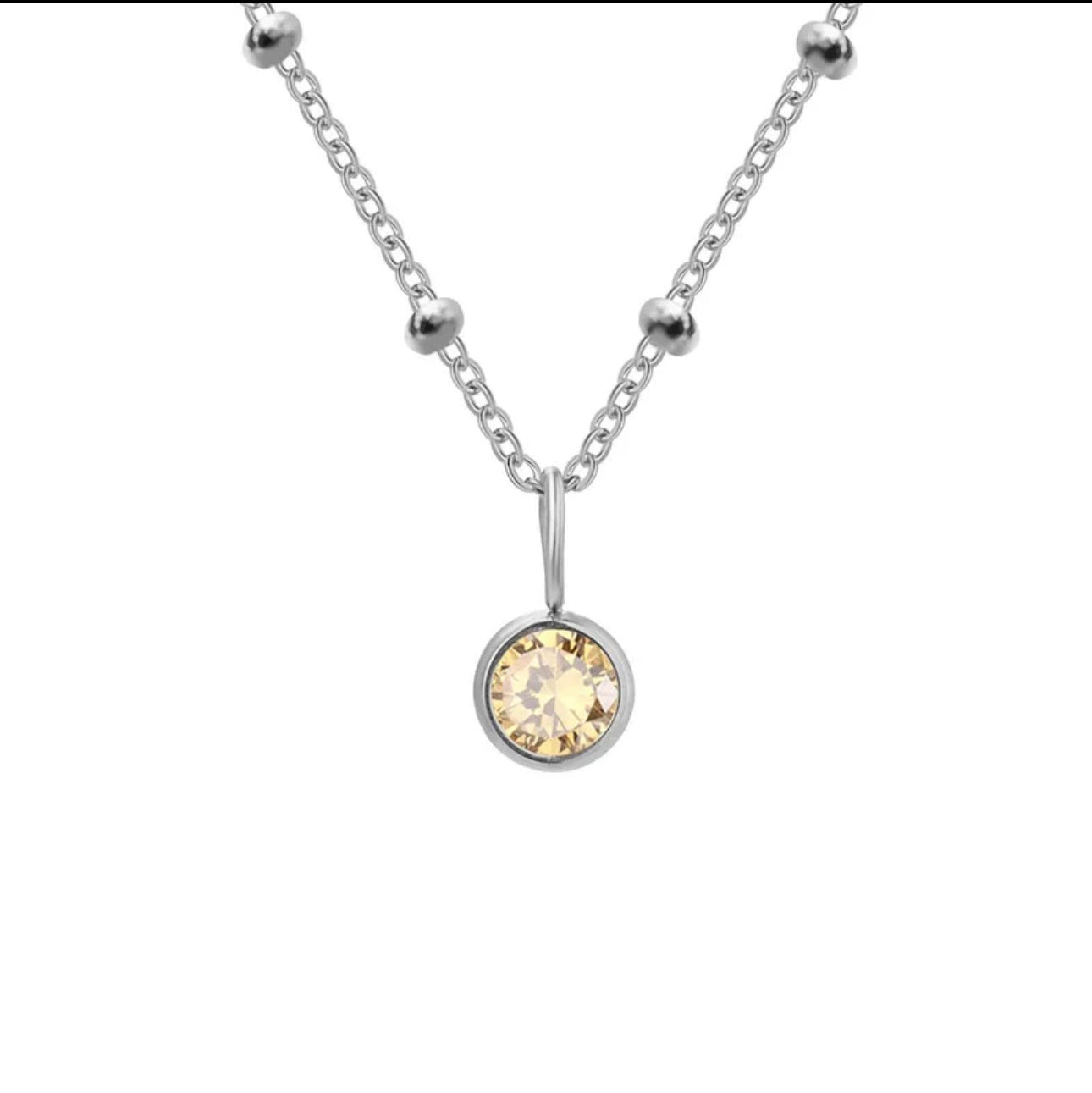 Infinity Stone Necklace