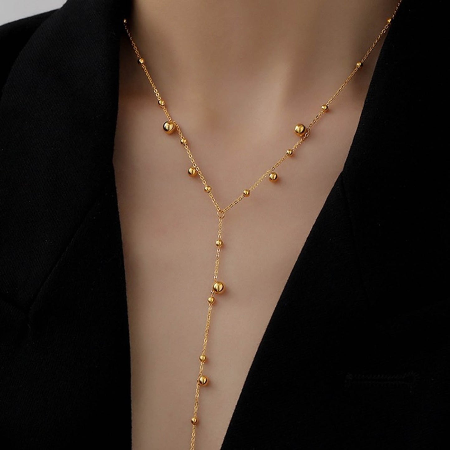Gold Long Chain Necklace