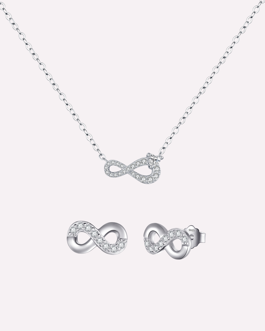 Sparkling Infinity Studs