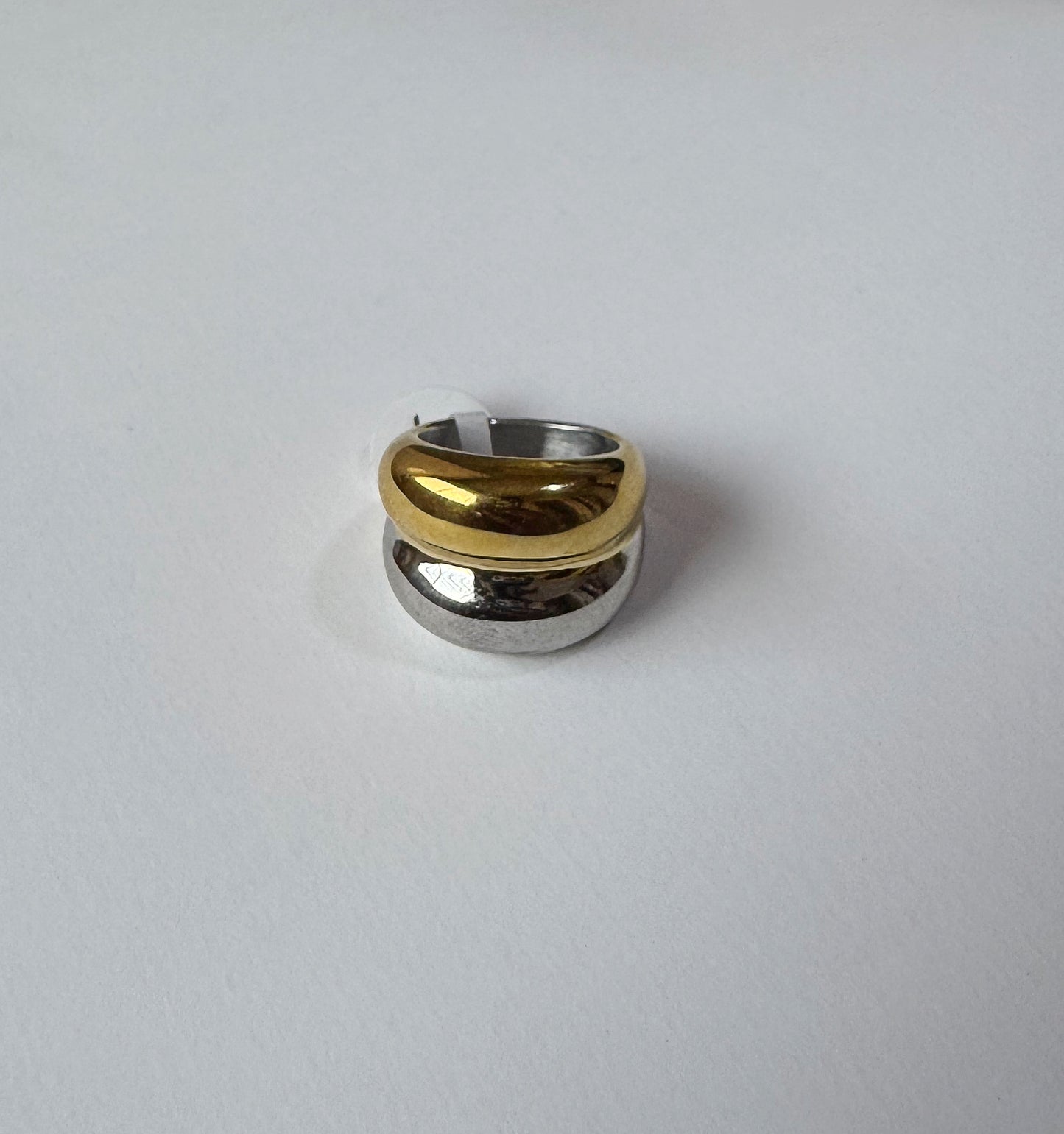 Two Toned Dome Ring