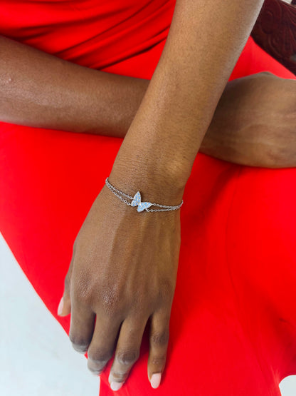 Sparkling Butterfly Bracelet