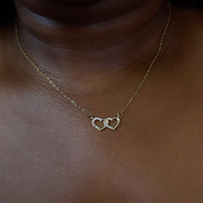 Heart Linked Necklace
