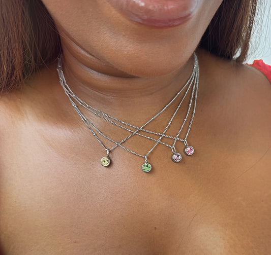 Infinity Stone Necklace