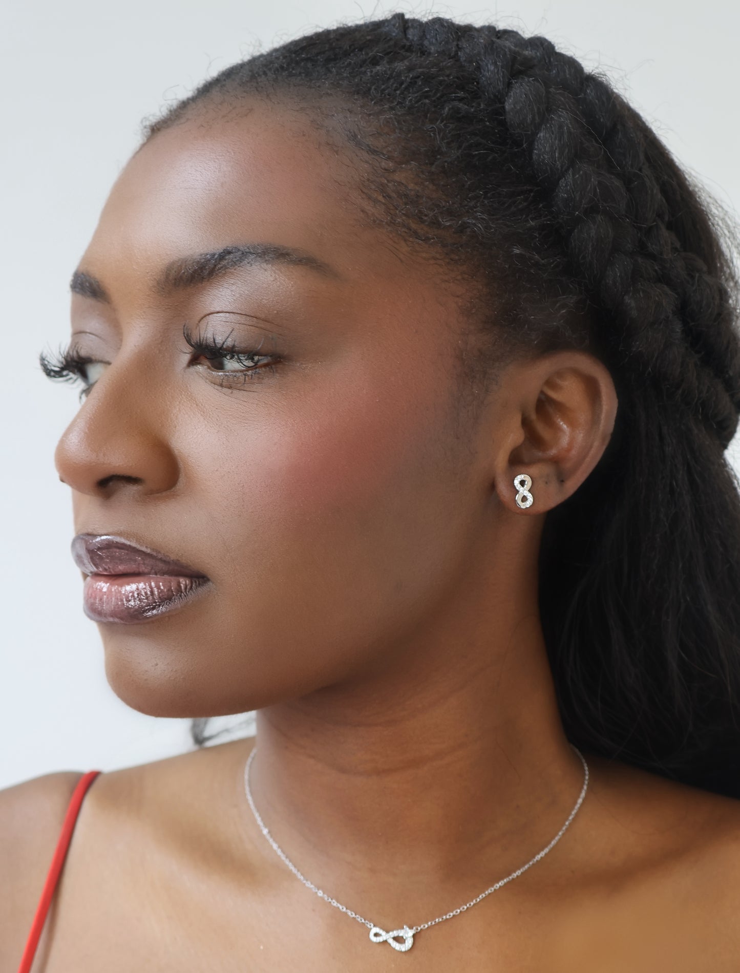 Sparkling Infinity Studs