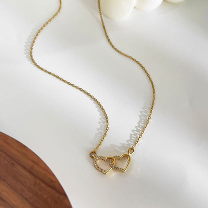 Heart Linked Necklace