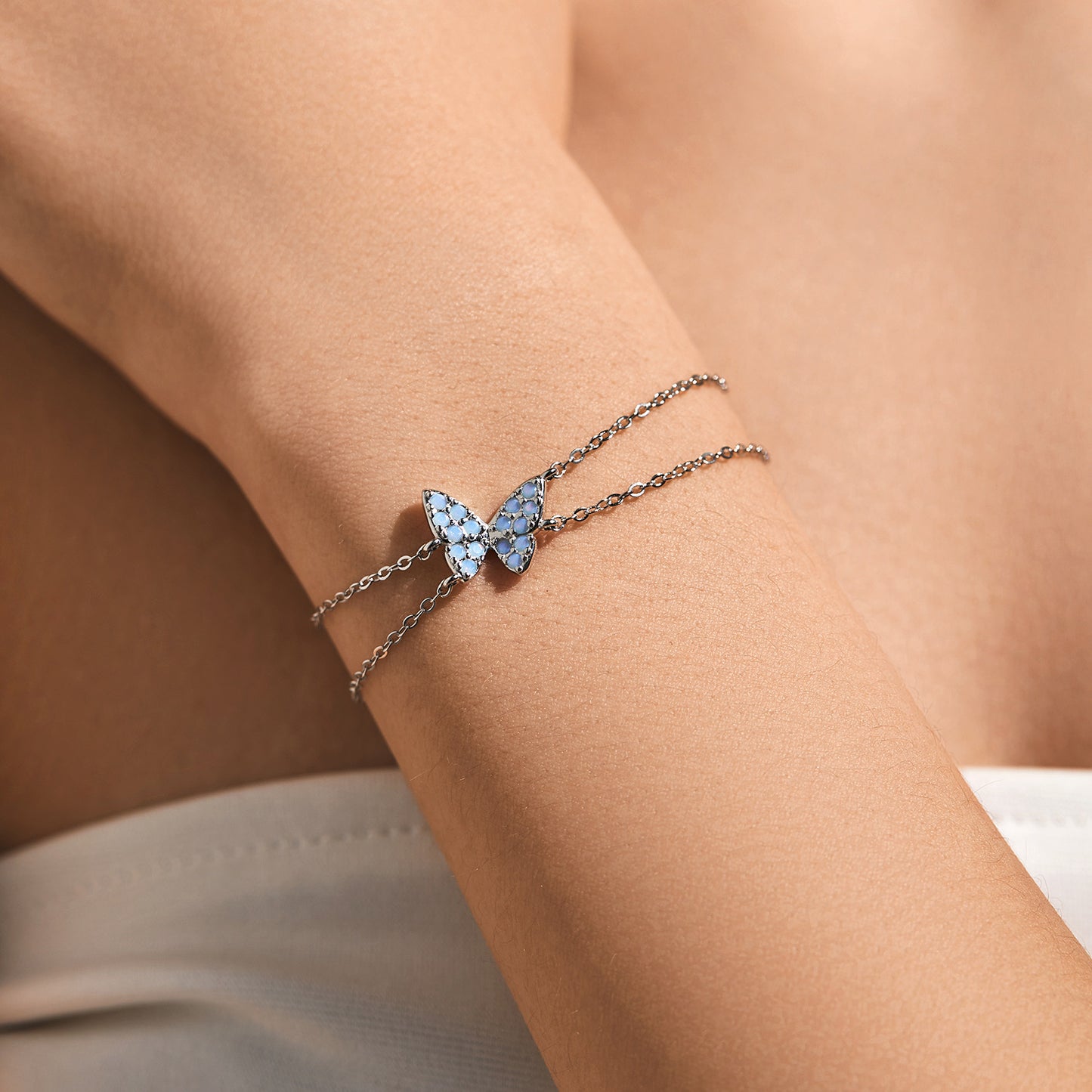 Sparkling Butterfly Bracelet