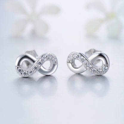 Sparkling Infinity Studs